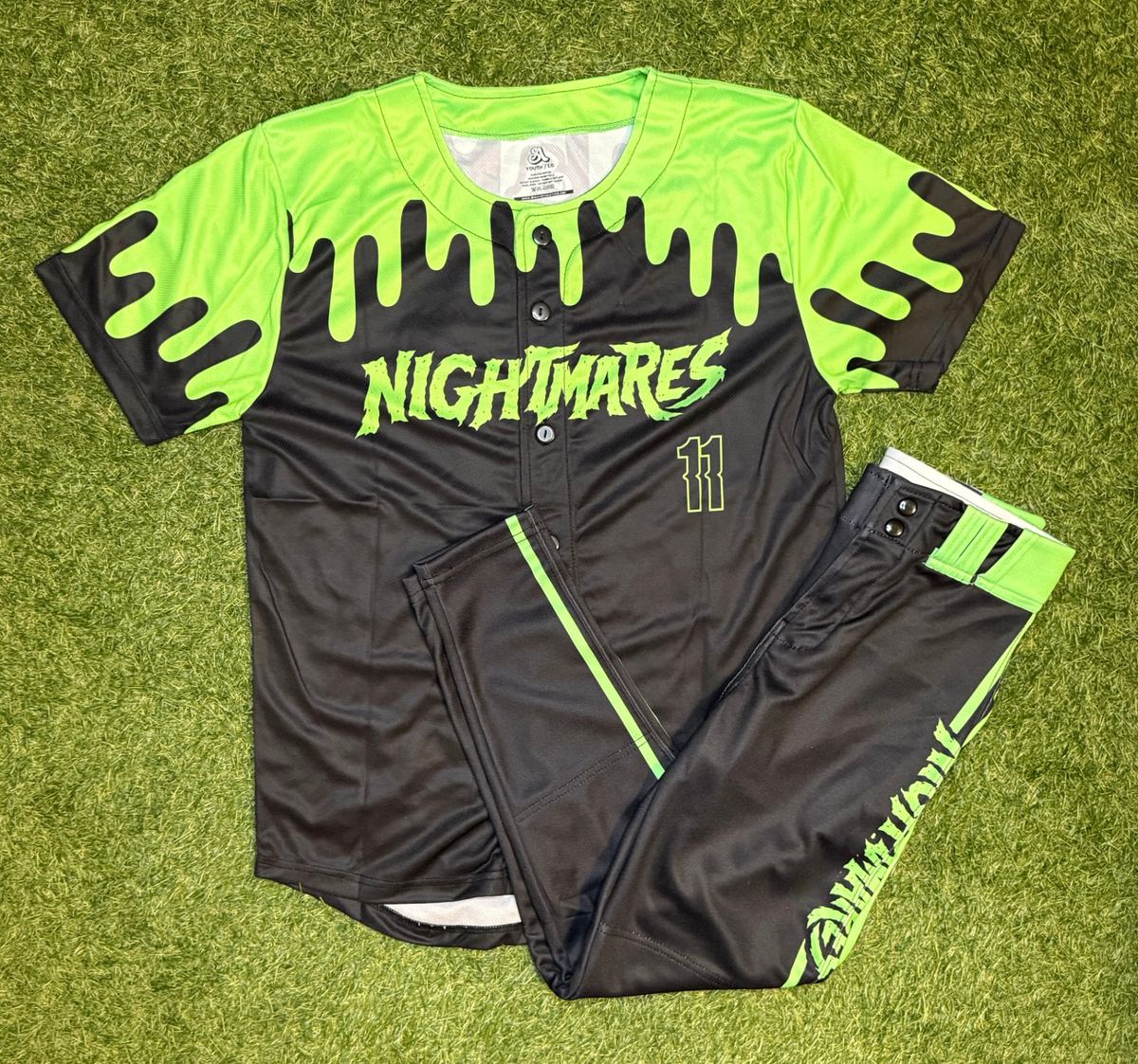 Custom baseball uniform