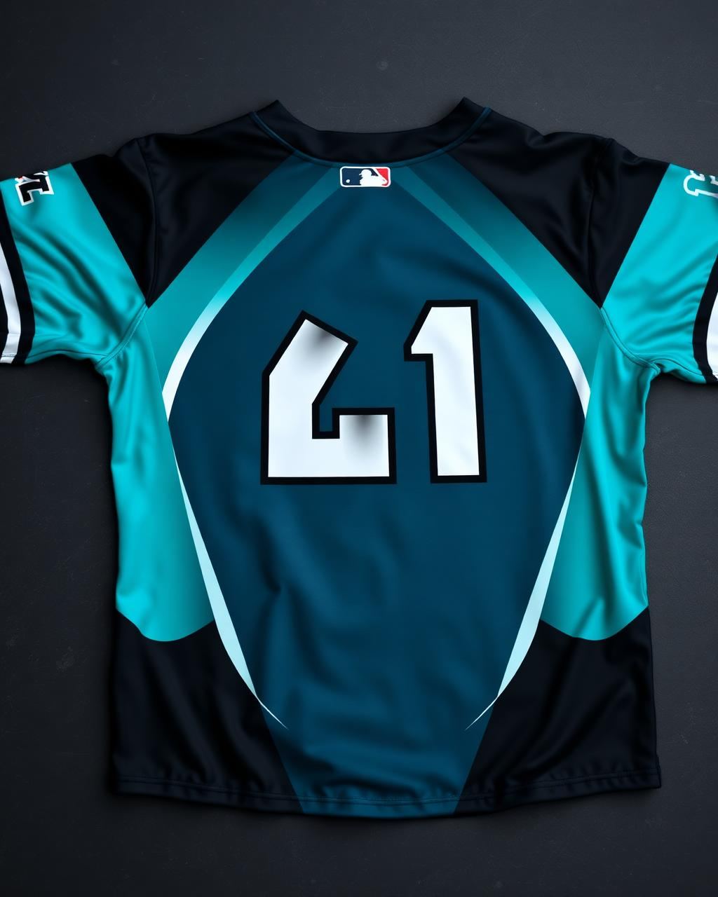 Custom softball uniform detail